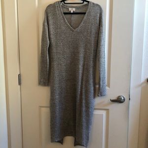 Socialite knit midi dress with slip